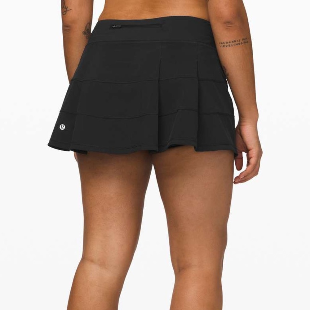 Black Lululemon Pace Rival Skirt (6 Reg)